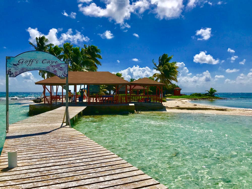 Goff Caye in Belize